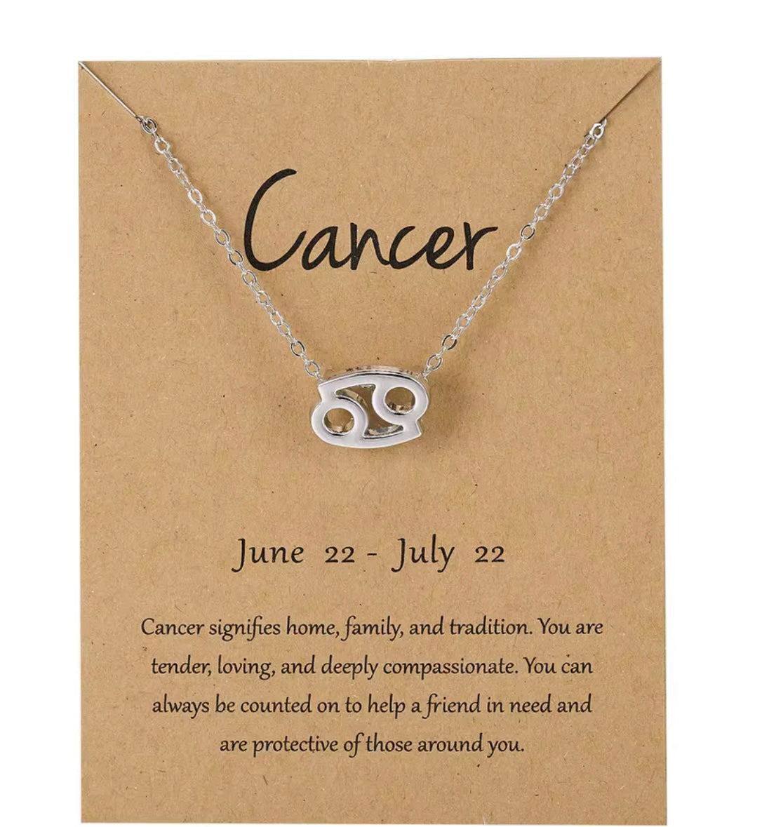 Zodiac Sign Pendant Necklace – Trendy Horoscope Charm for Women